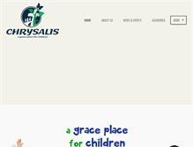 Tablet Screenshot of chrysalischildren.org
